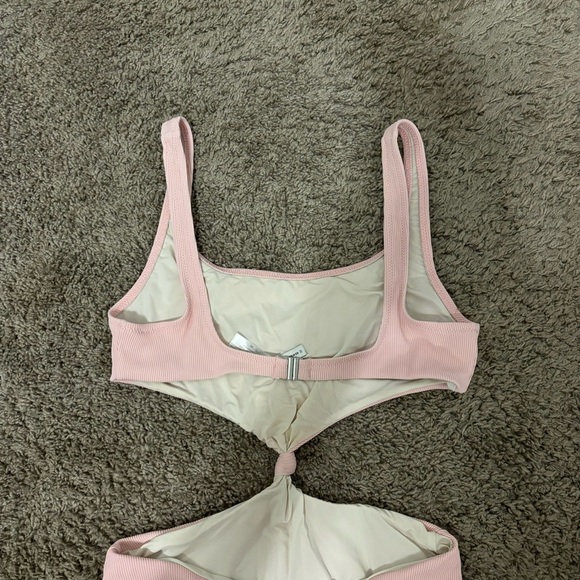 Solid & Striped Bailey One Piece Pale Pink Swimsuit - Picture 4 of 13
